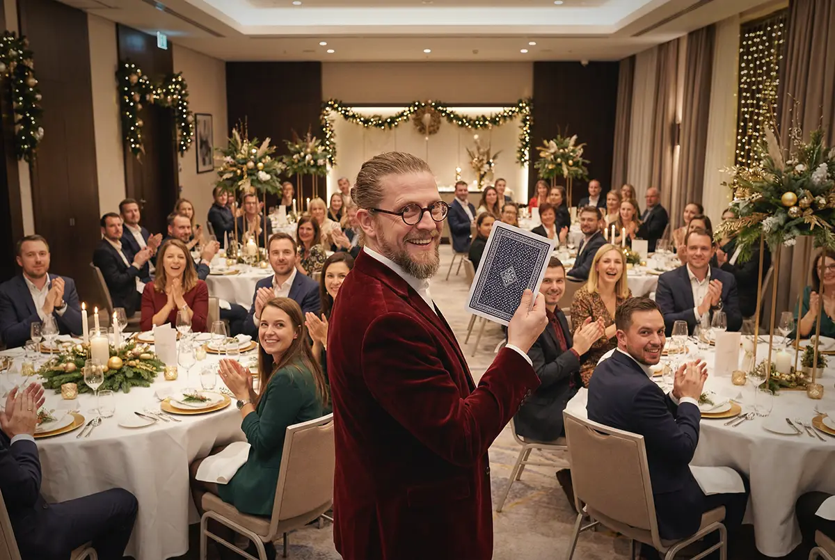 Event Check für Weihnachtsfeier mit verschiedenen passenden Zauberformaten